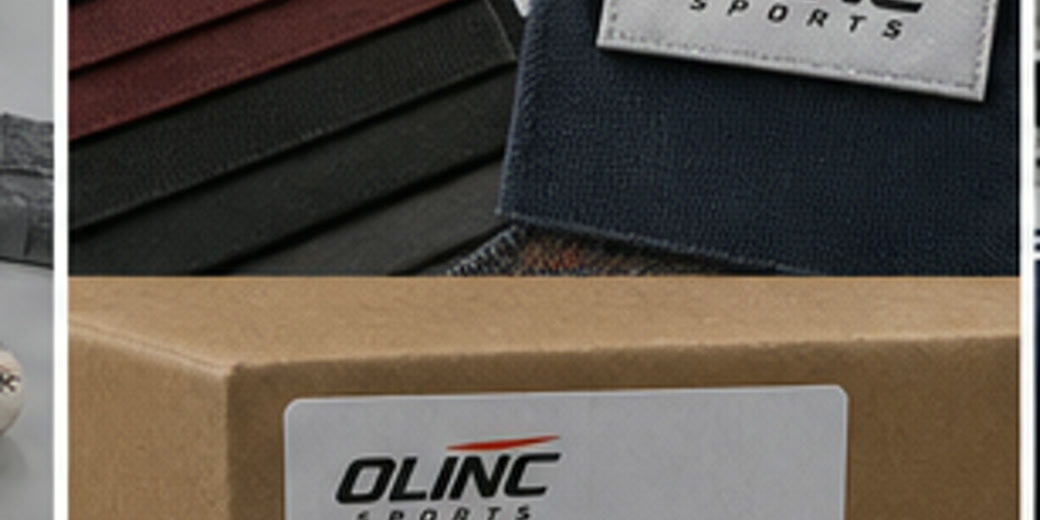 Close-up of German GAA gear sample approval details with fabric swatches, crest placement guide, ball notes, and carton label draft