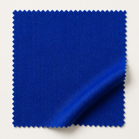 Royal-blue performance jersey knit for custom match jerseys