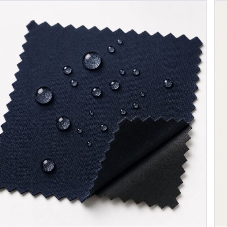 Navy waterproof shell fabric for custom sportswear rain jackets