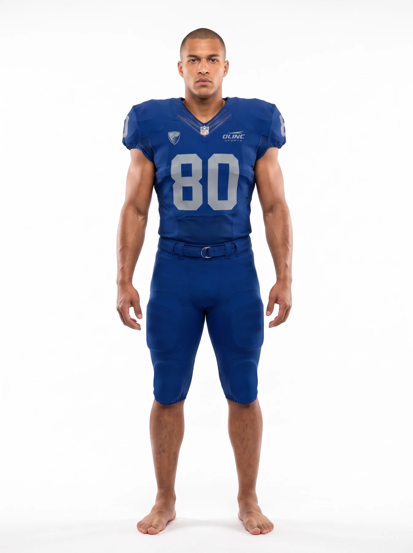 Olinc Sports 160 GSM Relaxed American Football Uniform product view 1 for custom manufacturing