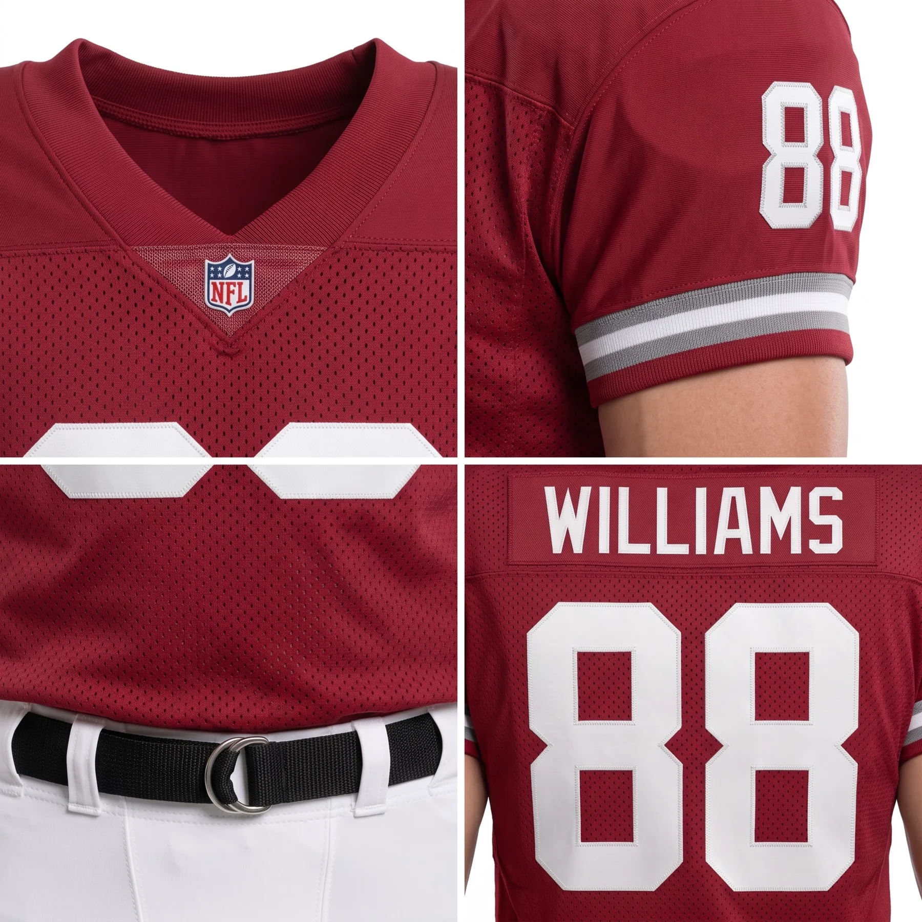 Olinc Sports 170 GSM Loose-Fit American Football Uniform product view 4 for custom manufacturing