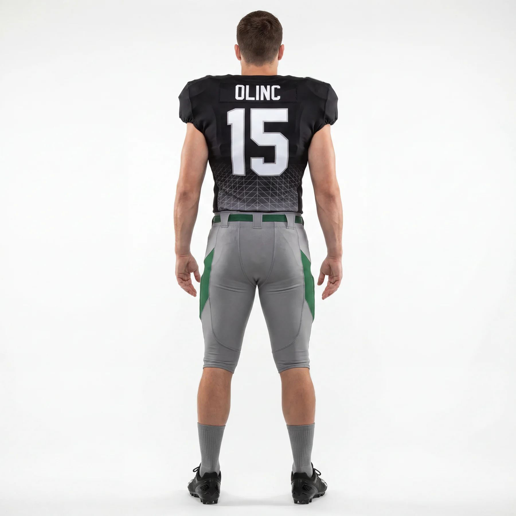 Olinc Sports Asymmetric Pro-Cut American Football Uniform product view 2 for American Football custom manufacturing