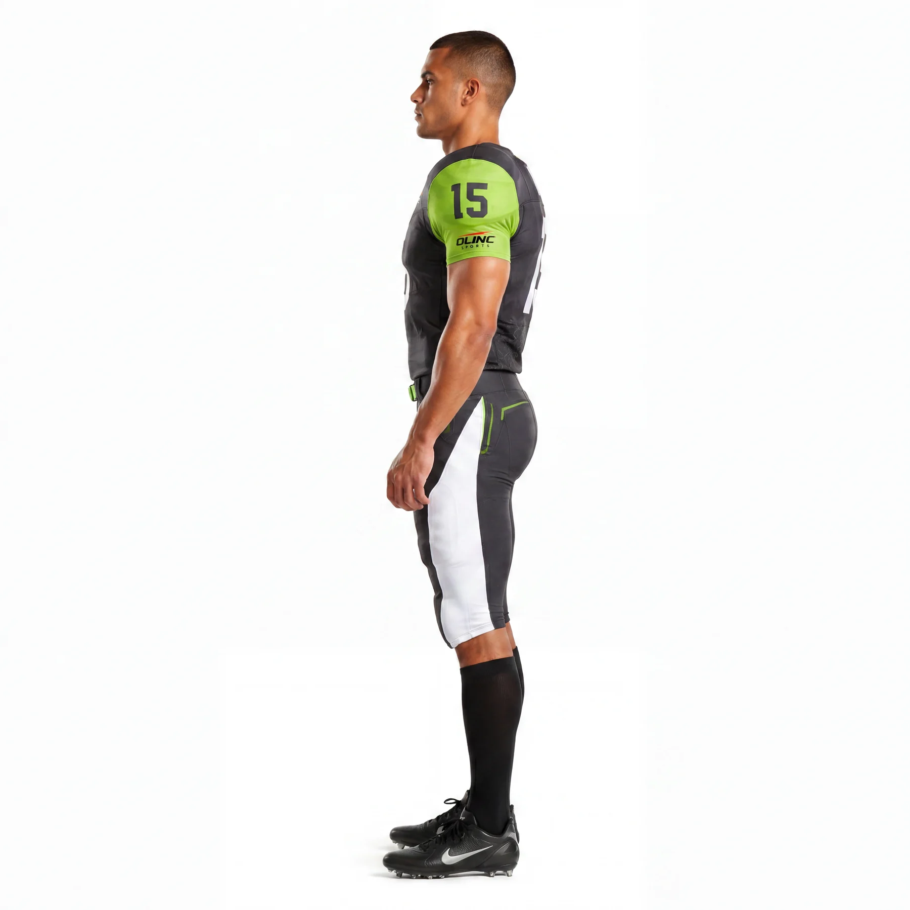 Olinc Sports Asymmetric Pro-Cut American Football Uniform product view 3 for American Football custom manufacturing