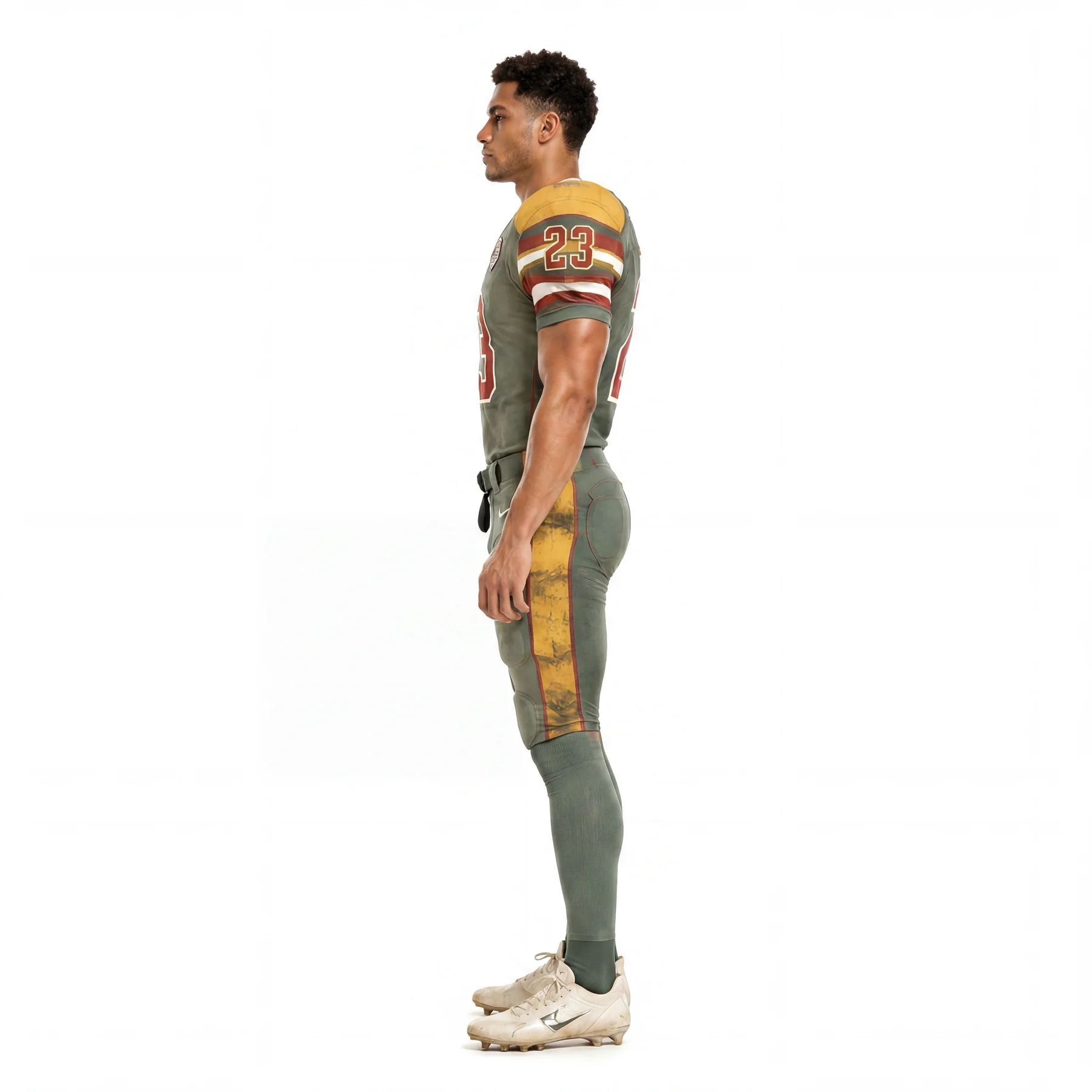 Olinc Sports Retro Gridiron American Football Uniform product view 3 for American Football custom manufacturing