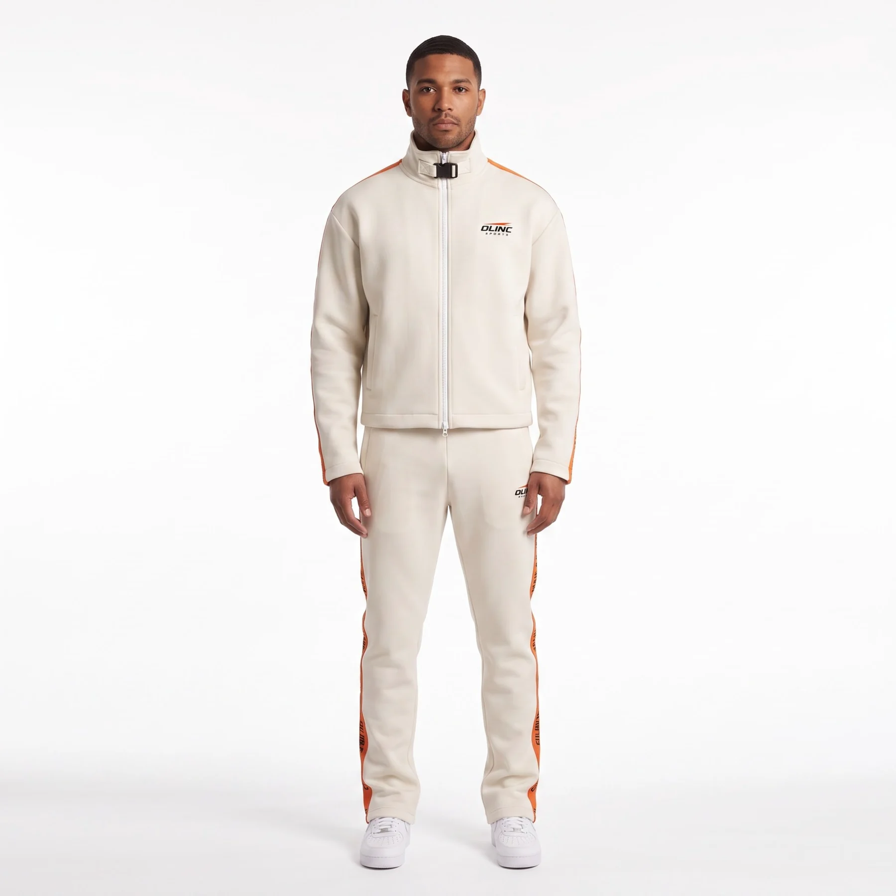 Olinc Sports 420 GSM Architectural Bonded-Scuba Tracksuit product view 1 for custom manufacturing