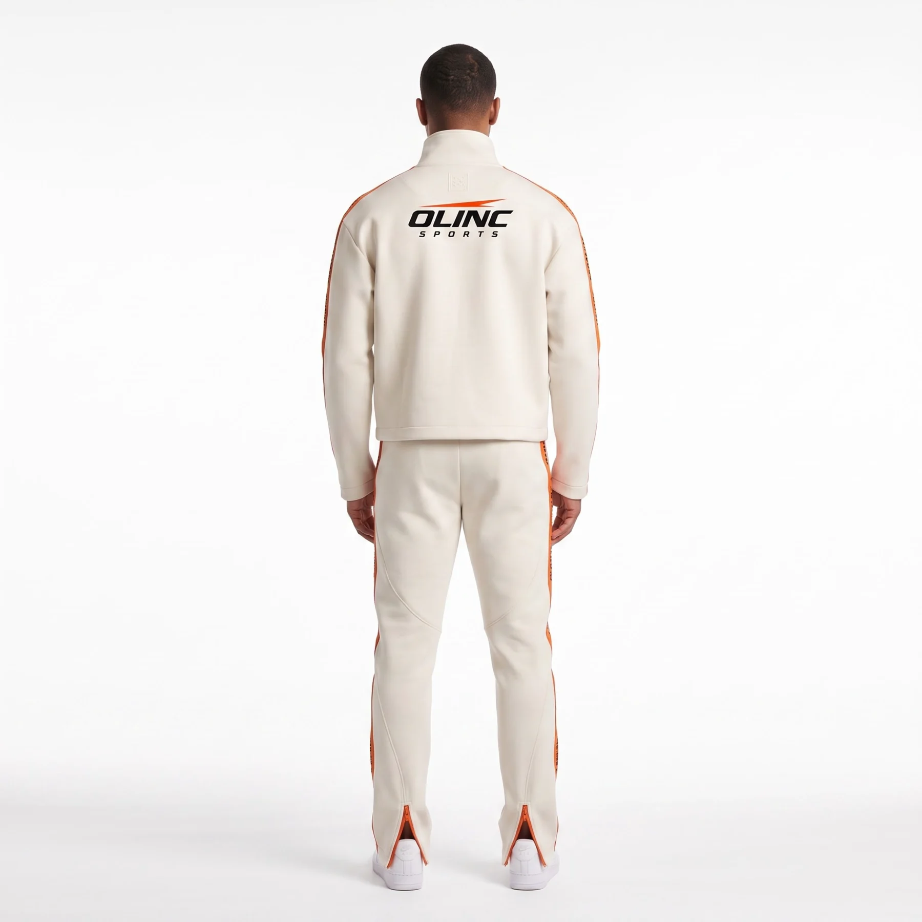 Olinc Sports 420 GSM Architectural Bonded-Scuba Tracksuit product view 2 for custom manufacturing