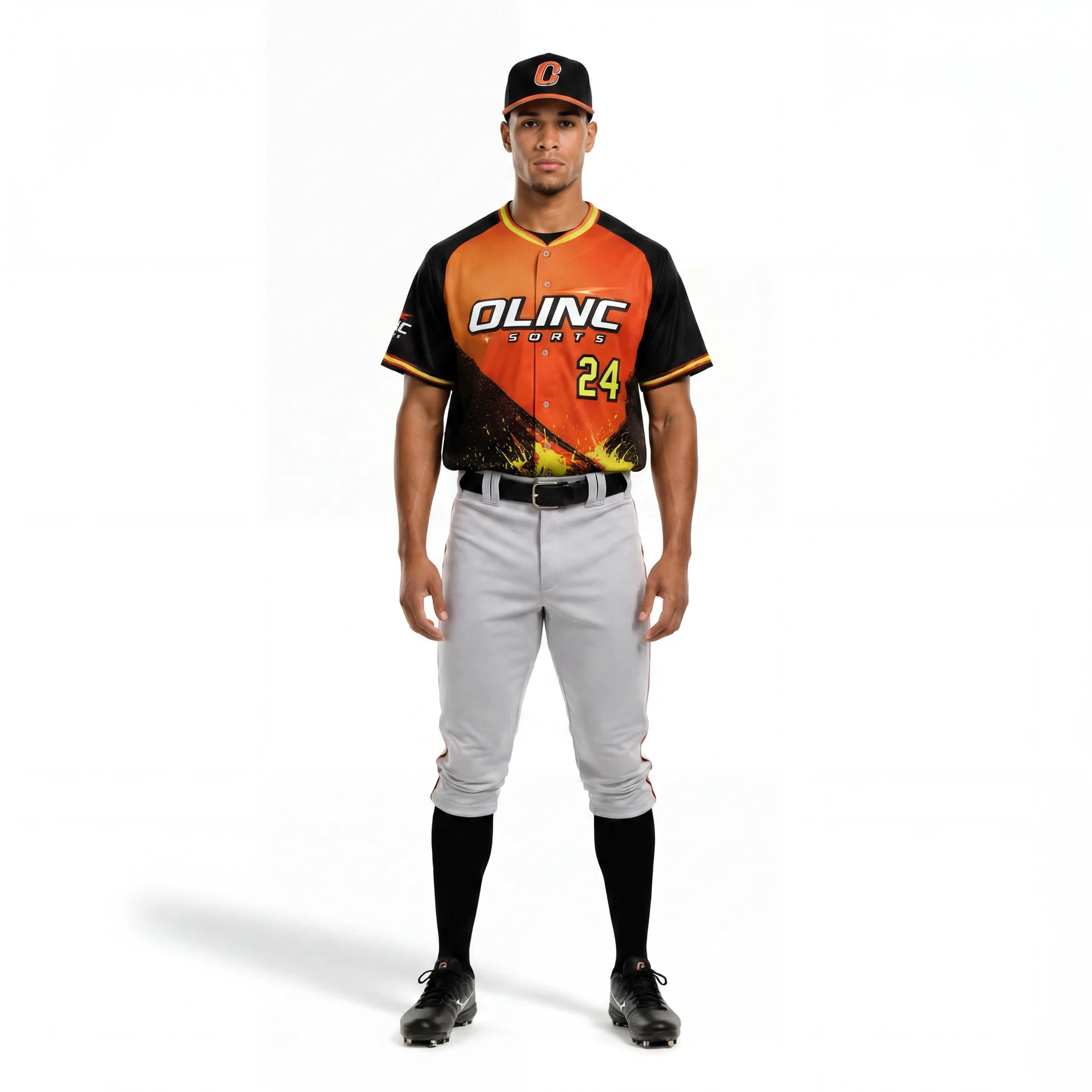 Olinc Sports 280 GSM Pro-Cut Baseball Jersey product view
