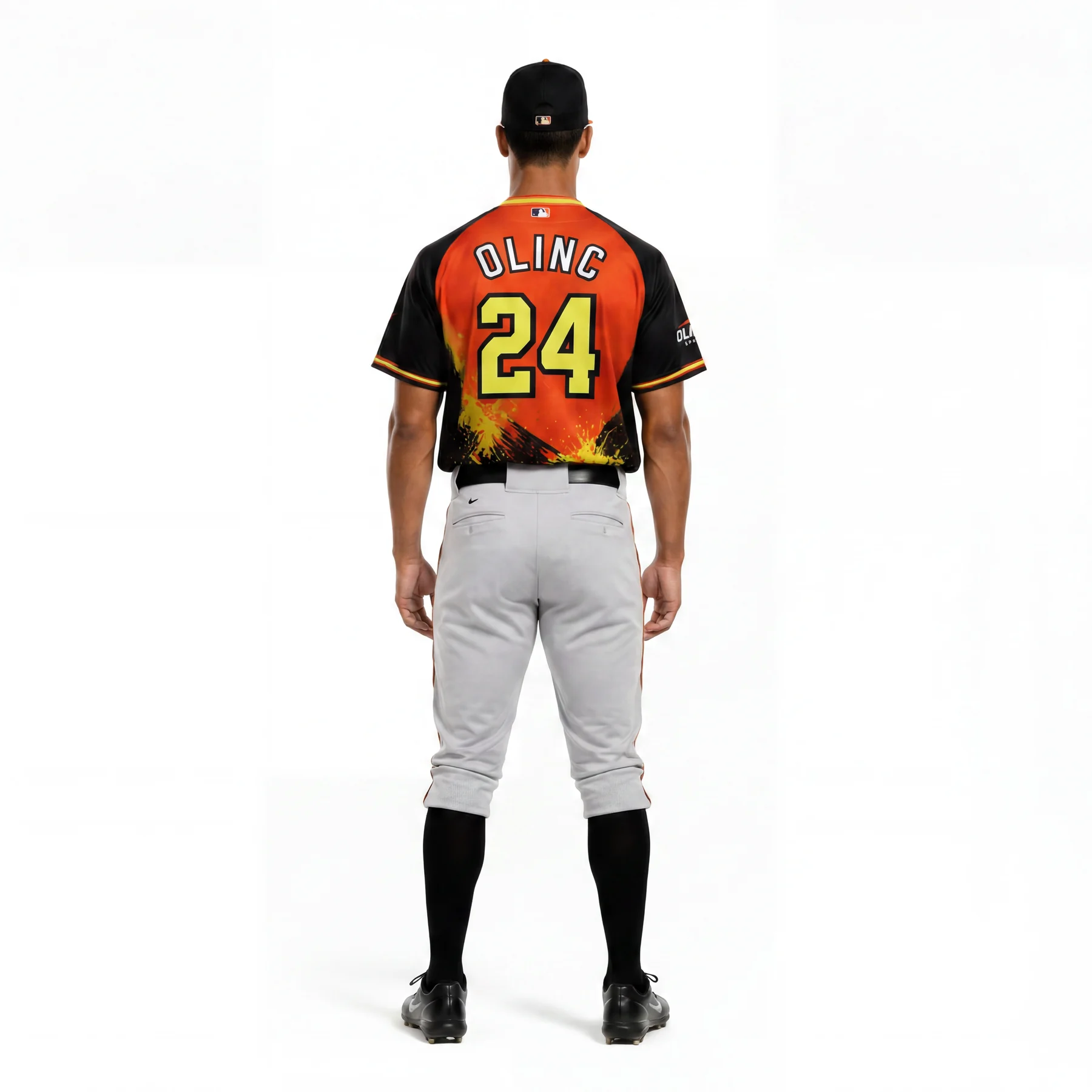 Olinc Sports 280 GSM Pro-Cut Baseball Jersey product view 2 for Baseball custom manufacturing