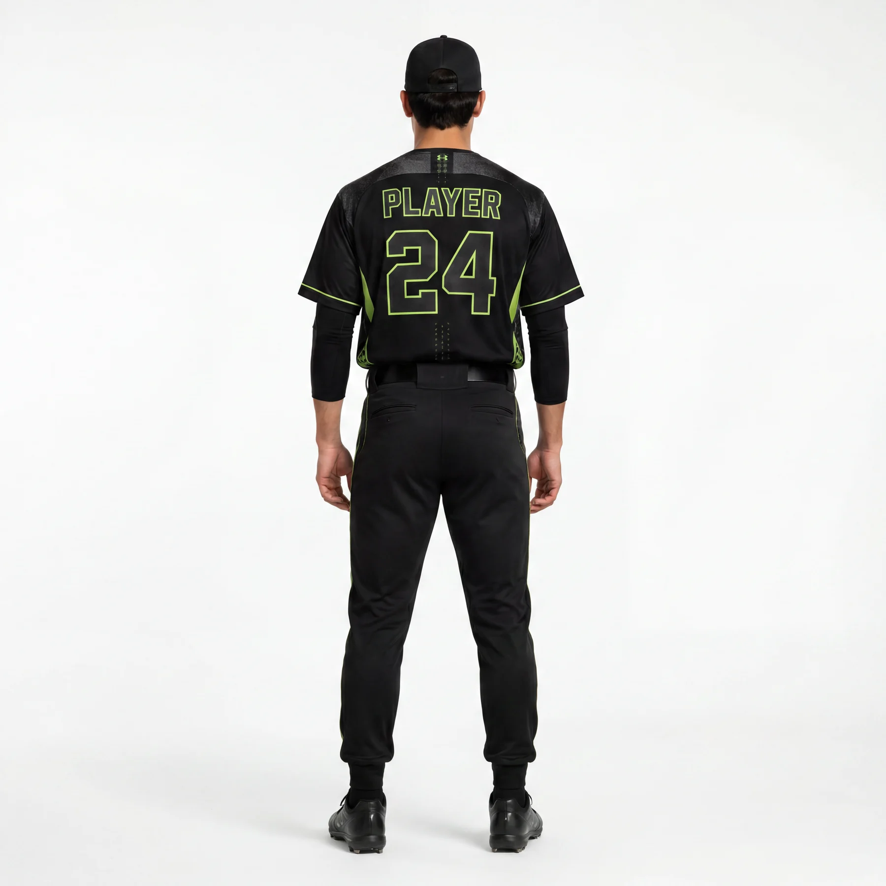 Olinc Sports Double-Knit Pro Baseball Jersey product view 2 for Baseball custom manufacturing