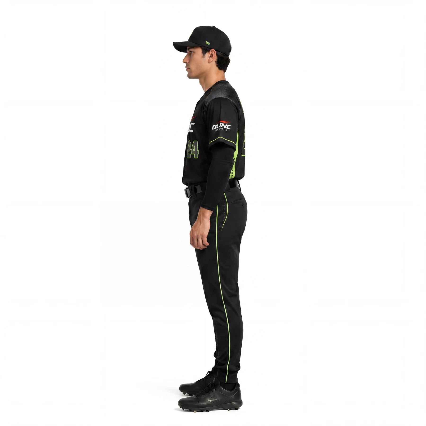 Olinc Sports Double-Knit Pro Baseball Jersey product view 3 for Baseball custom manufacturing