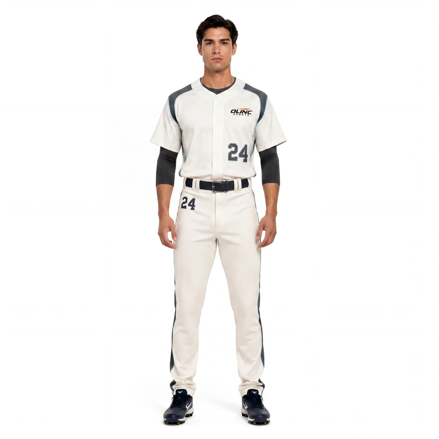 Olinc Sports Elite 240 GSM Baseball Match Jersey product view