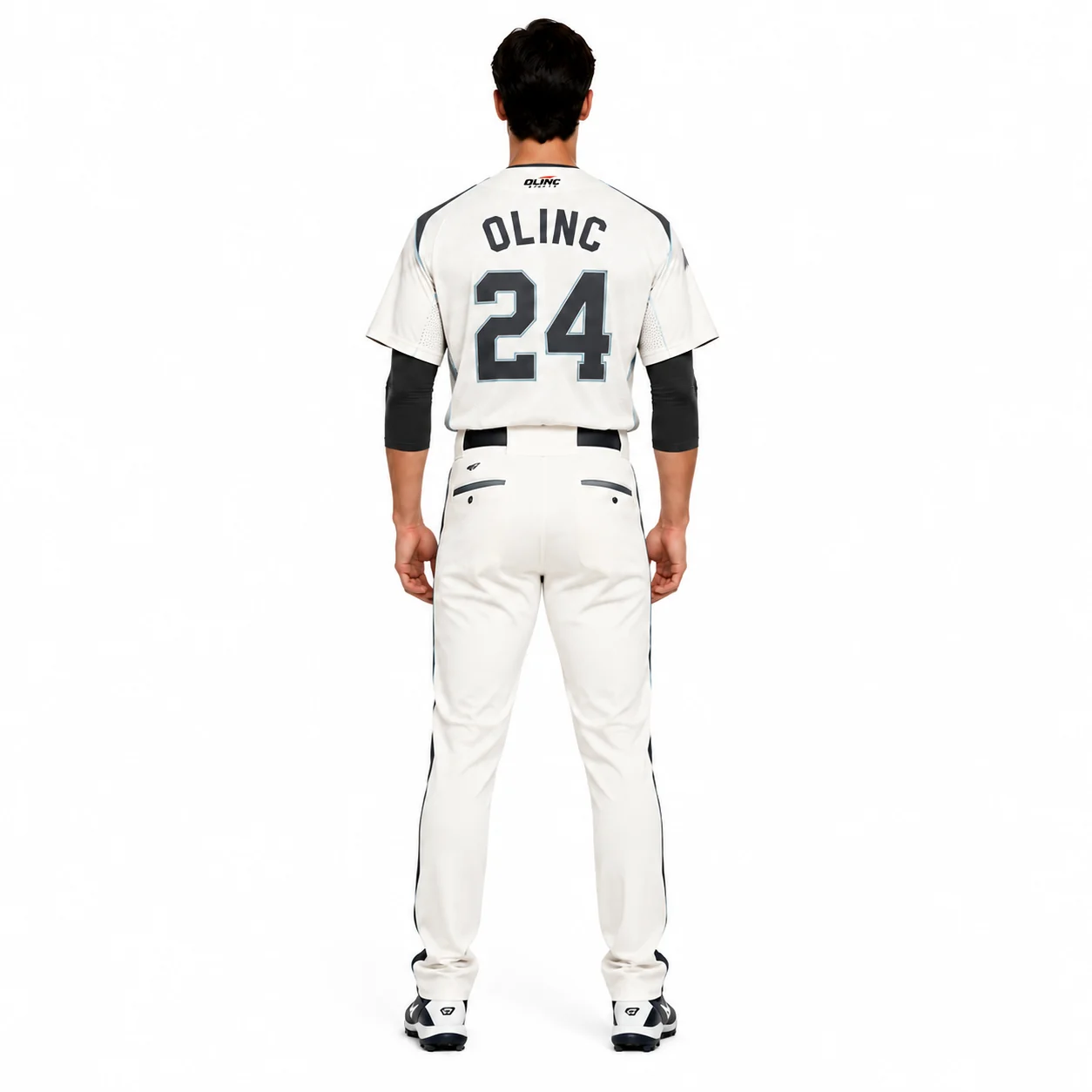 Olinc Sports Elite 240 GSM Baseball Match Jersey product view 2 for Baseball custom manufacturing