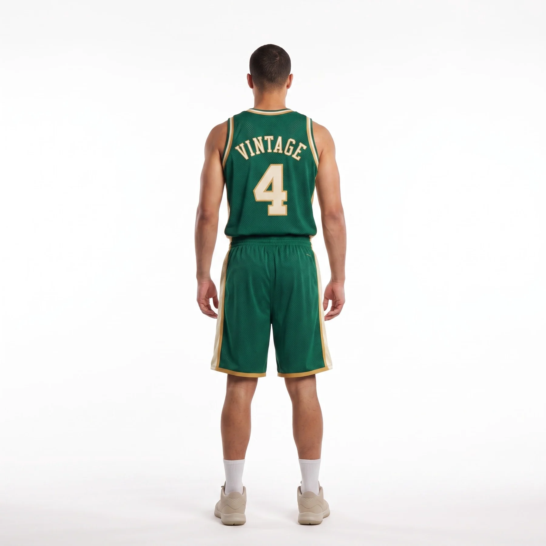 Olinc Sports 220 GSM Retro Tackle-Twill Basketball Uniform product view 2 for custom manufacturing