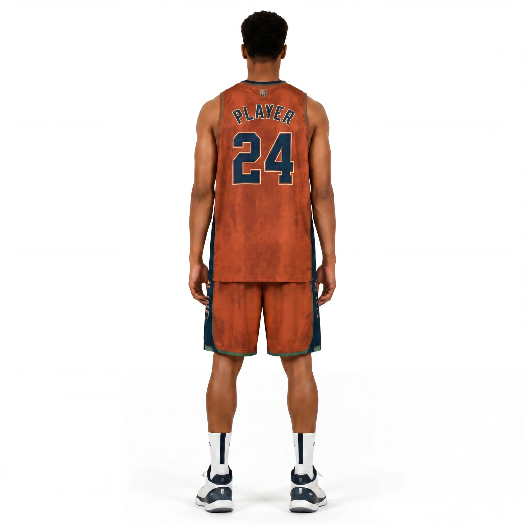 Olinc Sports Retro Basketball Jersey And Shorts Set product view 2 for Basketball custom manufacturing