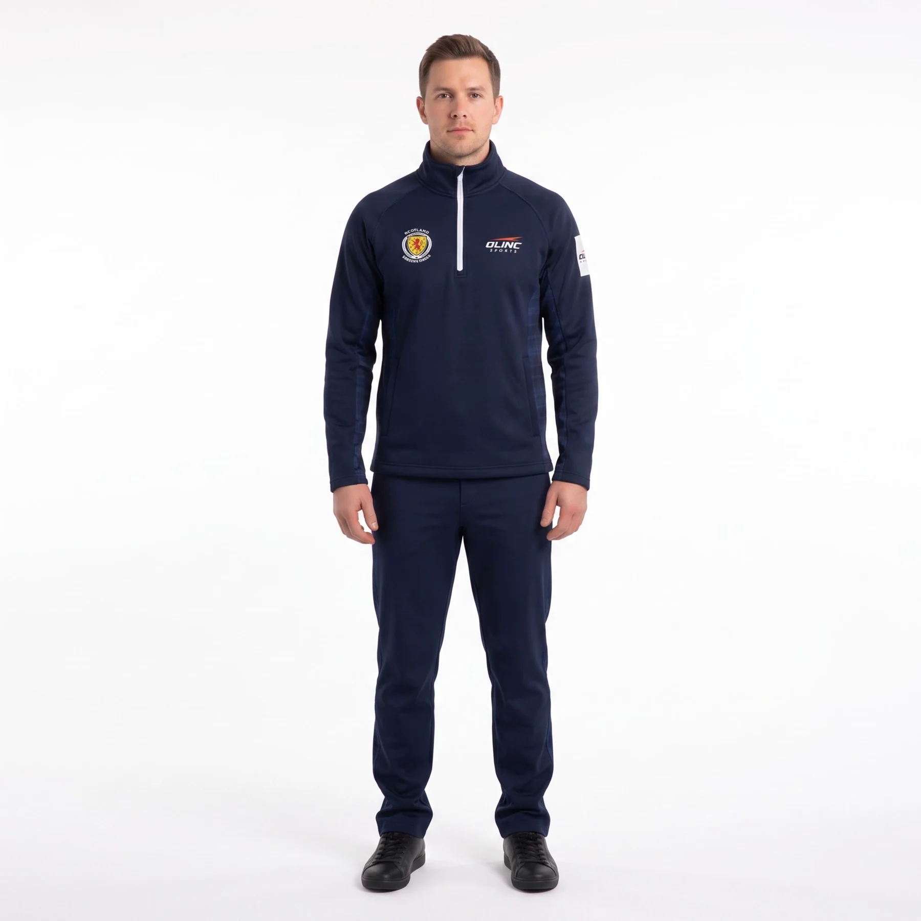 320 GSM Merino-Blend Curling Quarter-Zip for Jackets buyers