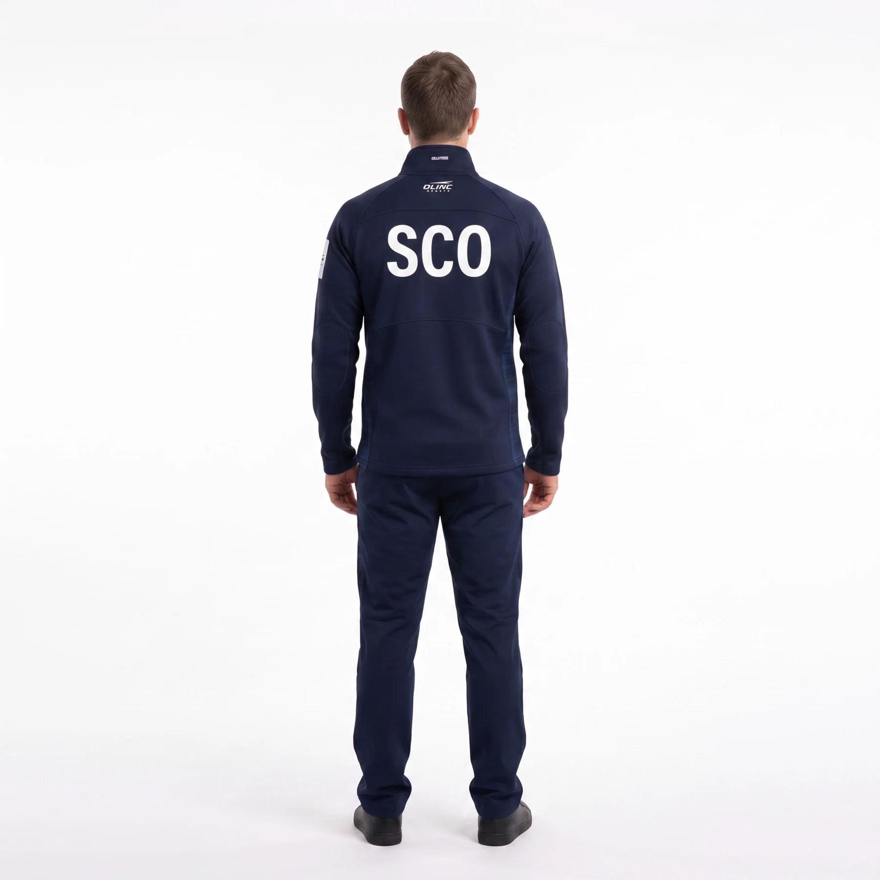 Olinc Sports 320 GSM Merino-Blend Curling Quarter-Zip product view 2 for custom manufacturing