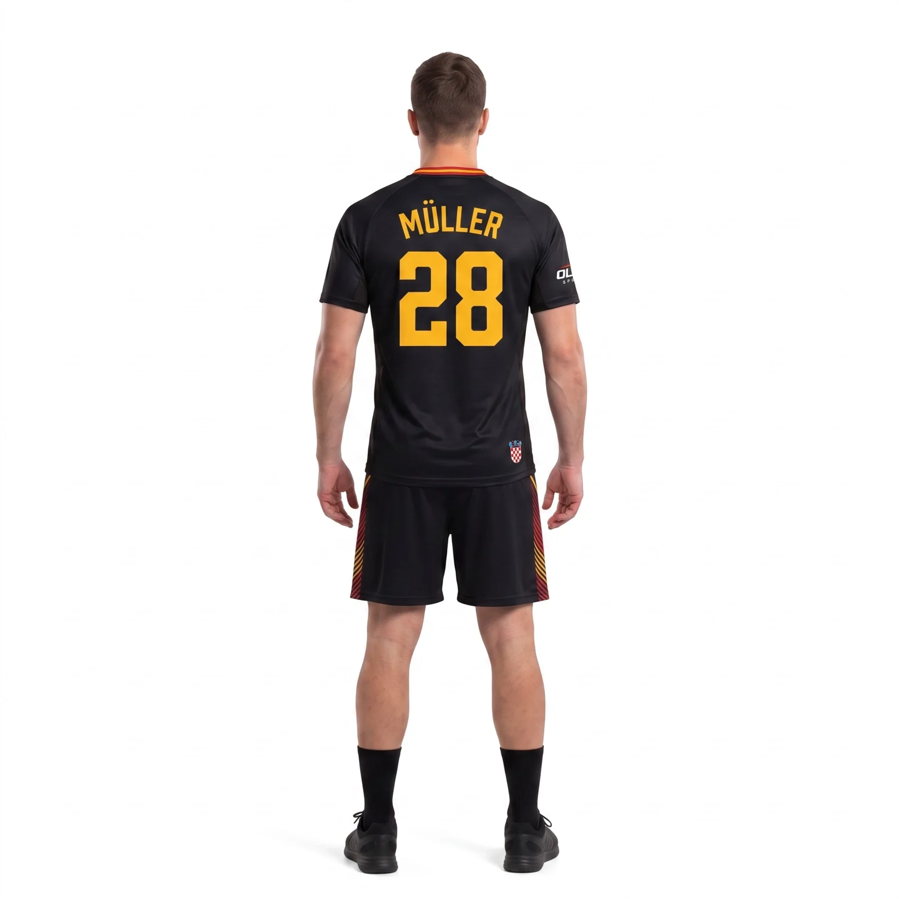 Olinc Sports 150 GSM Slim-Fit Handball Jersey product view 2 for custom manufacturing