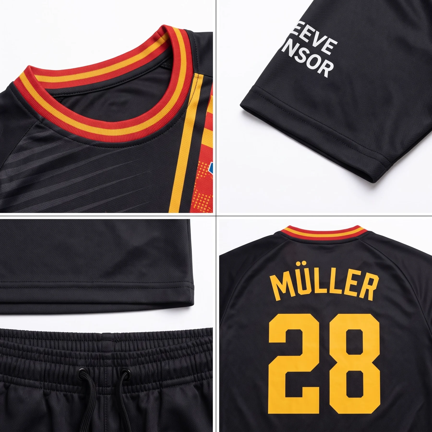 Olinc Sports 150 GSM Slim-Fit Handball Jersey product view 4 for custom manufacturing