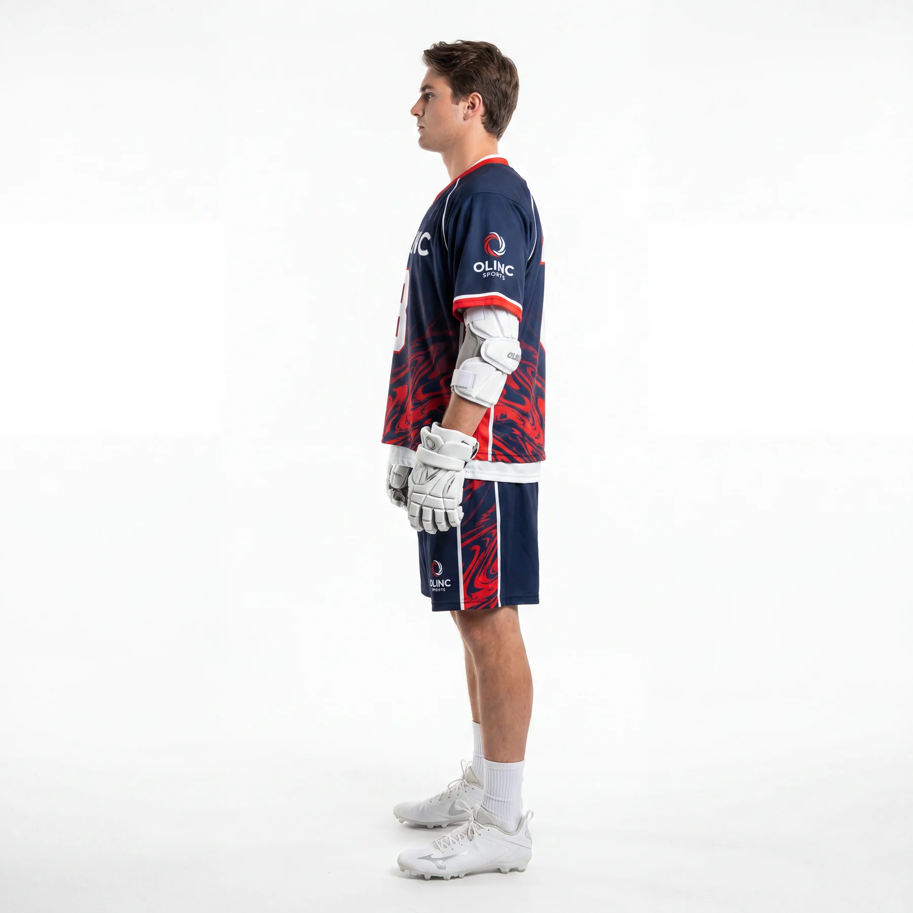 Olinc Sports Reversible Lacrosse Practice Jersey product view 3 for Lacrosse custom manufacturing