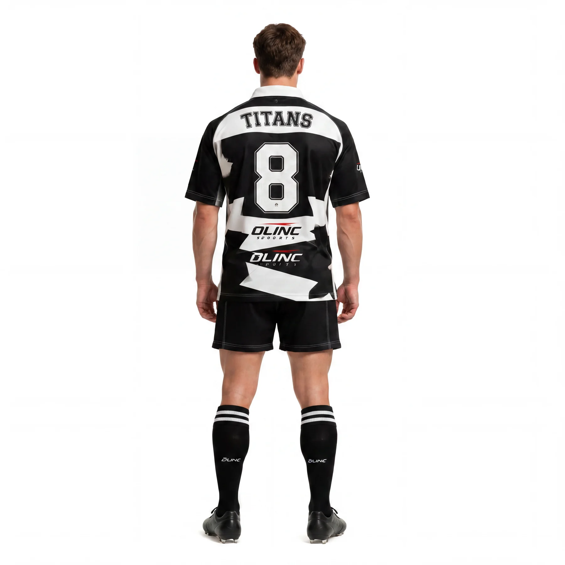 Olinc Sports Heavyweight 320 GSM Rugby Jersey product view 2 for Rugby custom manufacturing