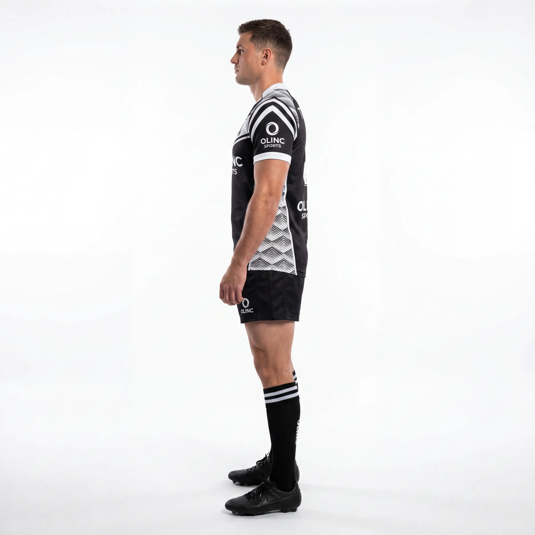 Olinc Sports Heavyweight 320 GSM Rugby Jersey product view 3 for Rugby custom manufacturing
