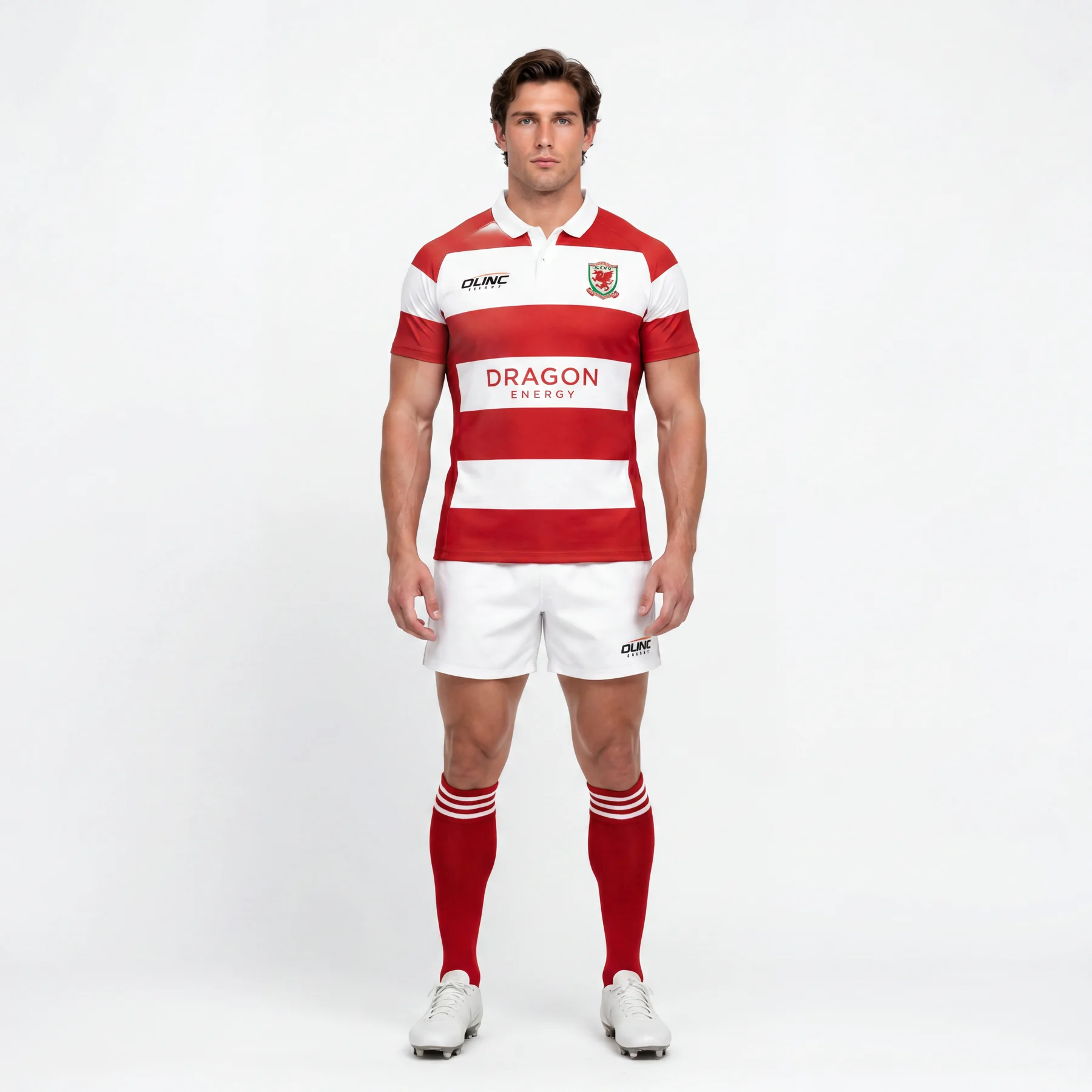 Olinc Sports Hooped Cotton Rugby Match Jersey product view 1 for Rugby custom manufacturing