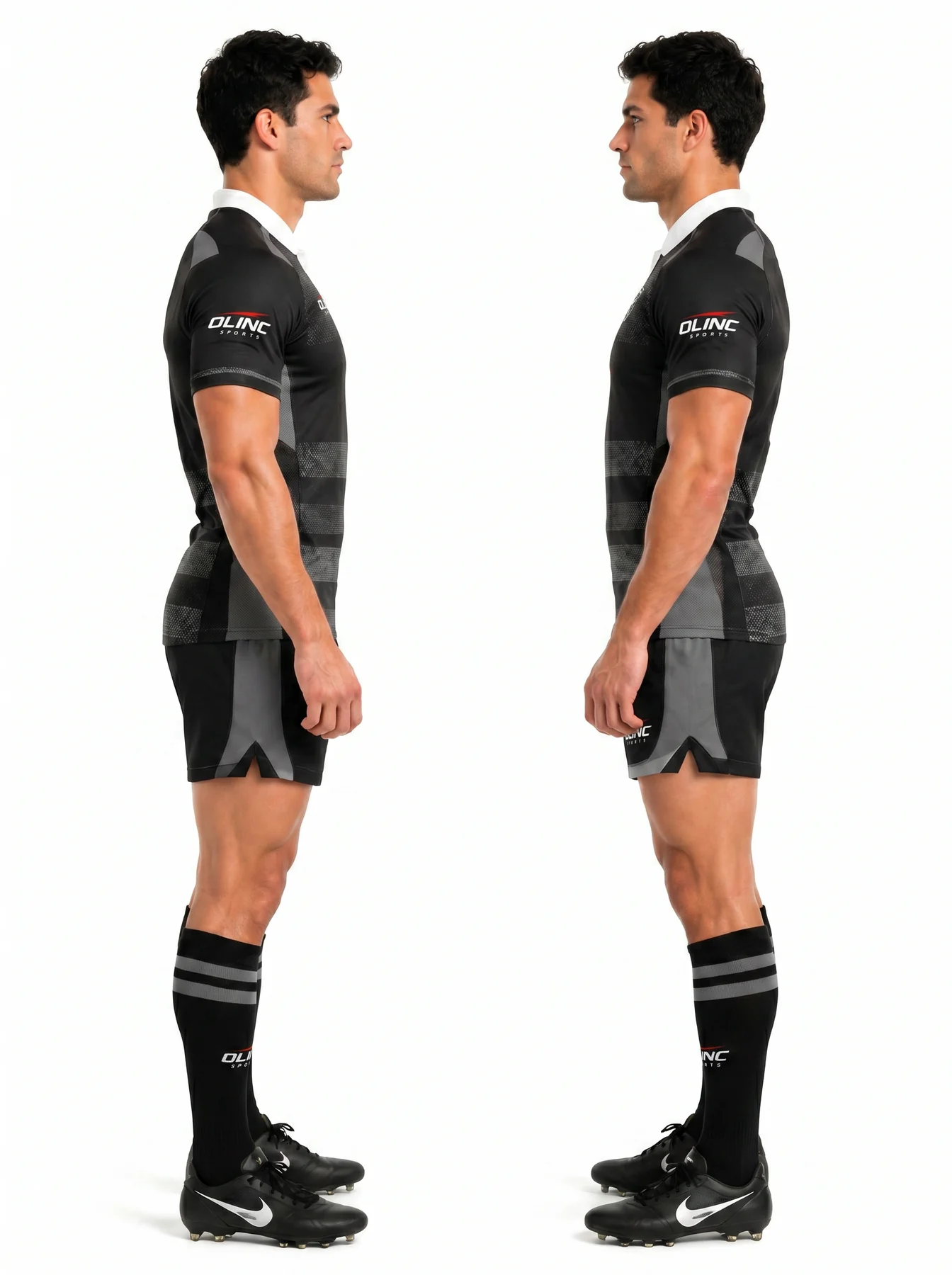 Olinc Sports Polyester Mesh Rugby Match Jersey product view 3 for Rugby custom manufacturing