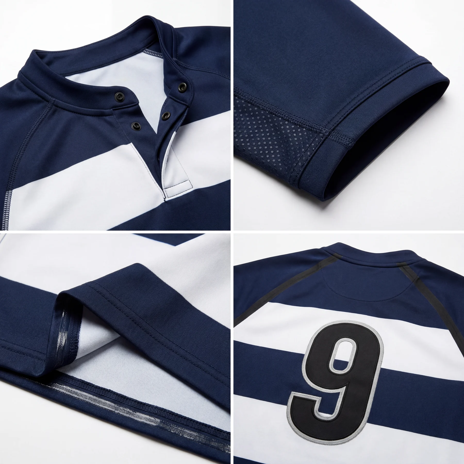 Olinc Sports Slim Fit Sevens Rugby Jersey product view 4 for Rugby custom manufacturing
