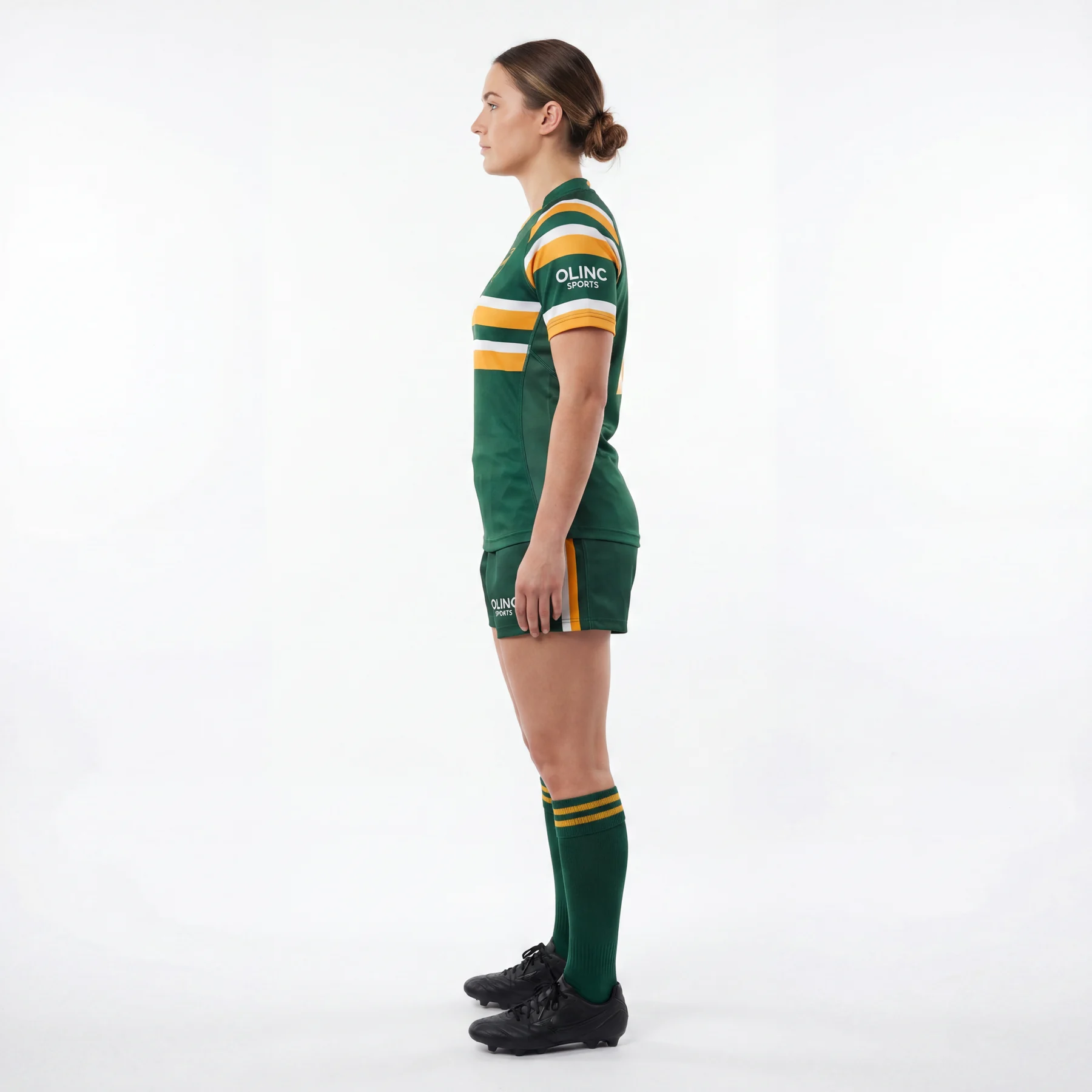 Olinc Sports Women's Asymmetric Rugby Match Jersey product view 3 for Rugby custom manufacturing