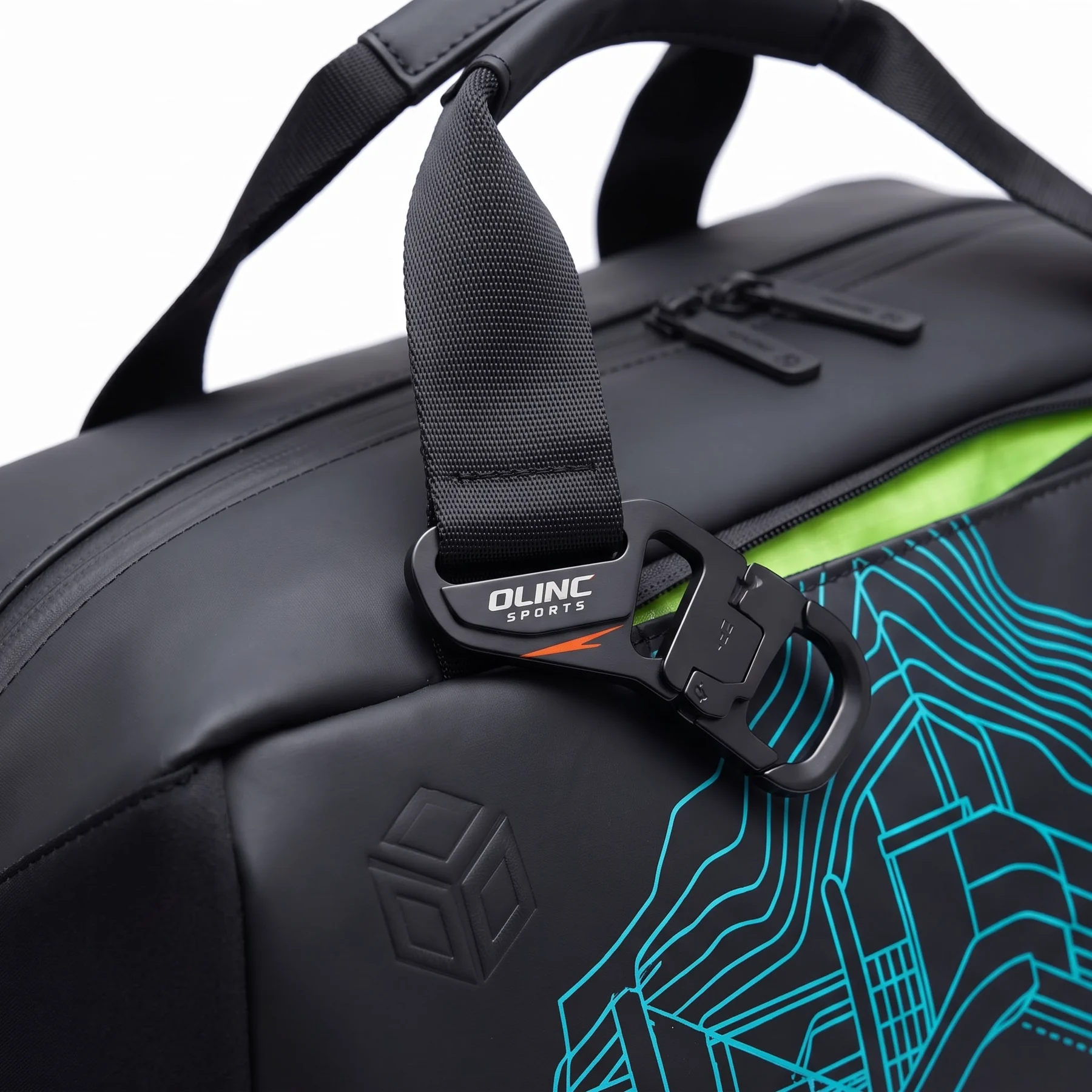 Olinc Sports 840D Ballistic-Nylon Gym Duffel Bag product view 4 for custom manufacturing