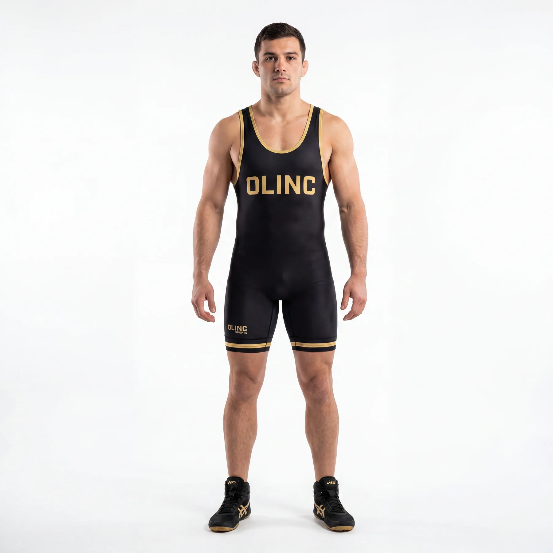 Olinc Sports 180 GSM Sublimated Wrestling Singlet product view 1 for Wrestling custom manufacturing