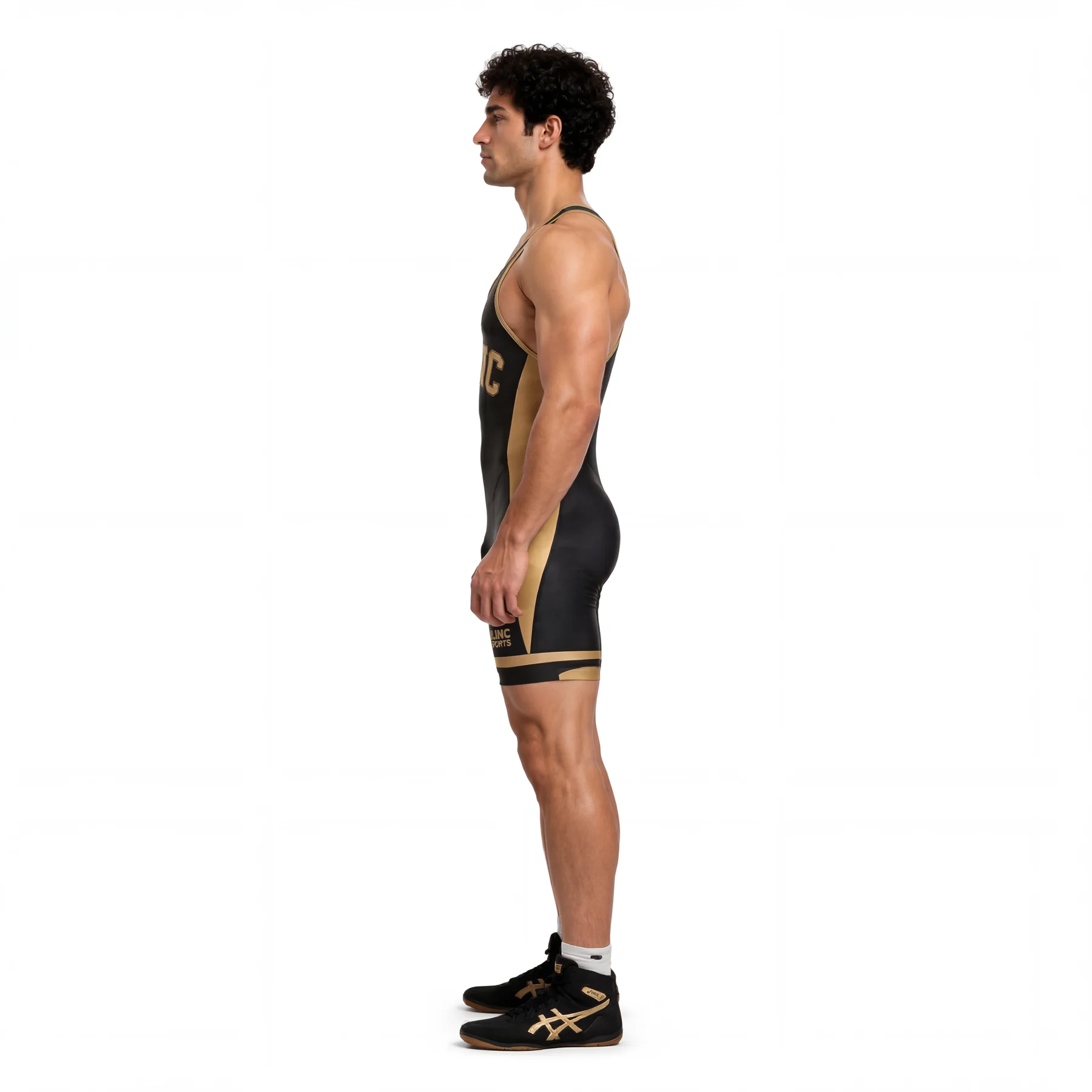 Olinc Sports 180 GSM Sublimated Wrestling Singlet product view 3 for Wrestling custom manufacturing