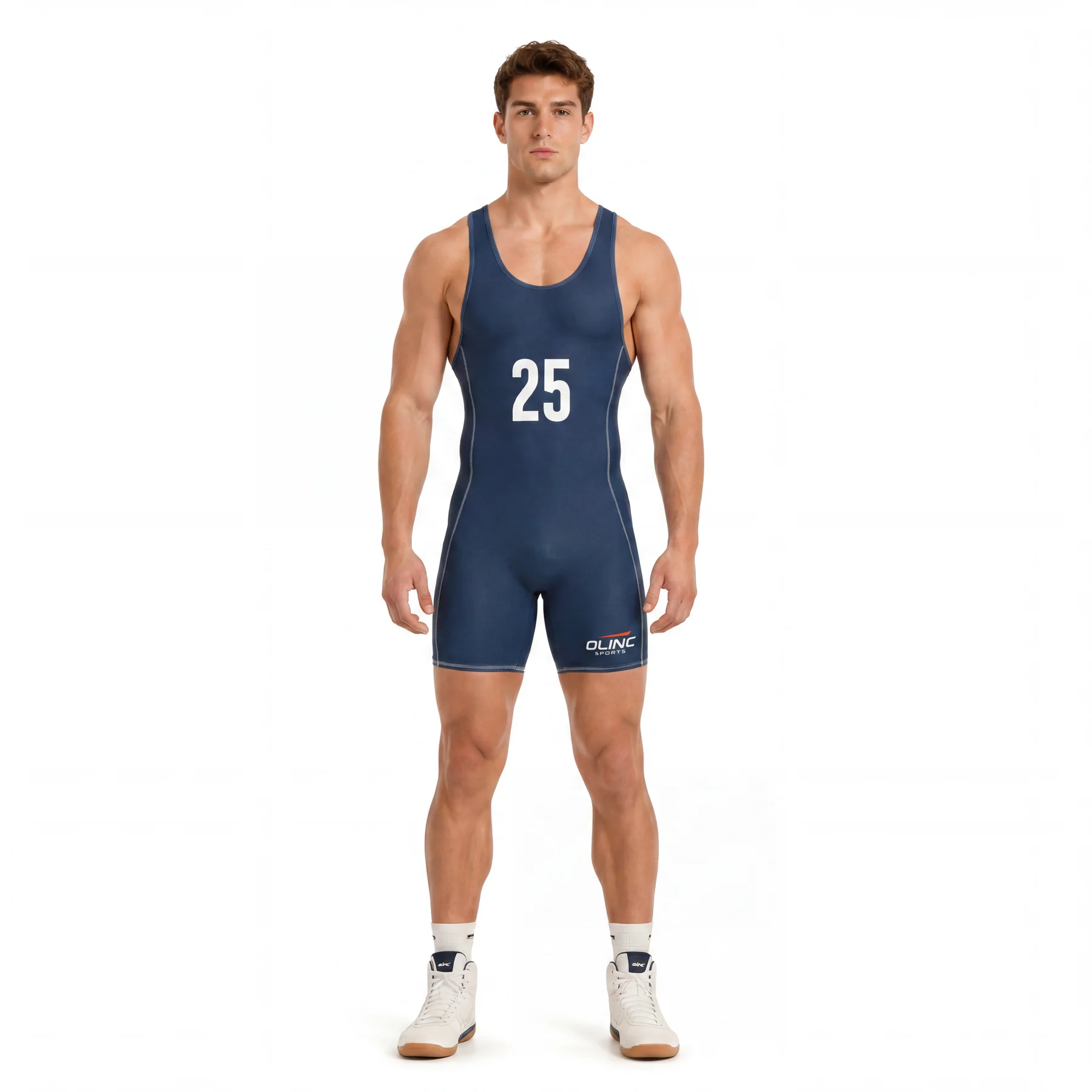 Olinc Sports 200 GSM Folkstyle Wrestling Singlet product view 1 for Wrestling custom manufacturing