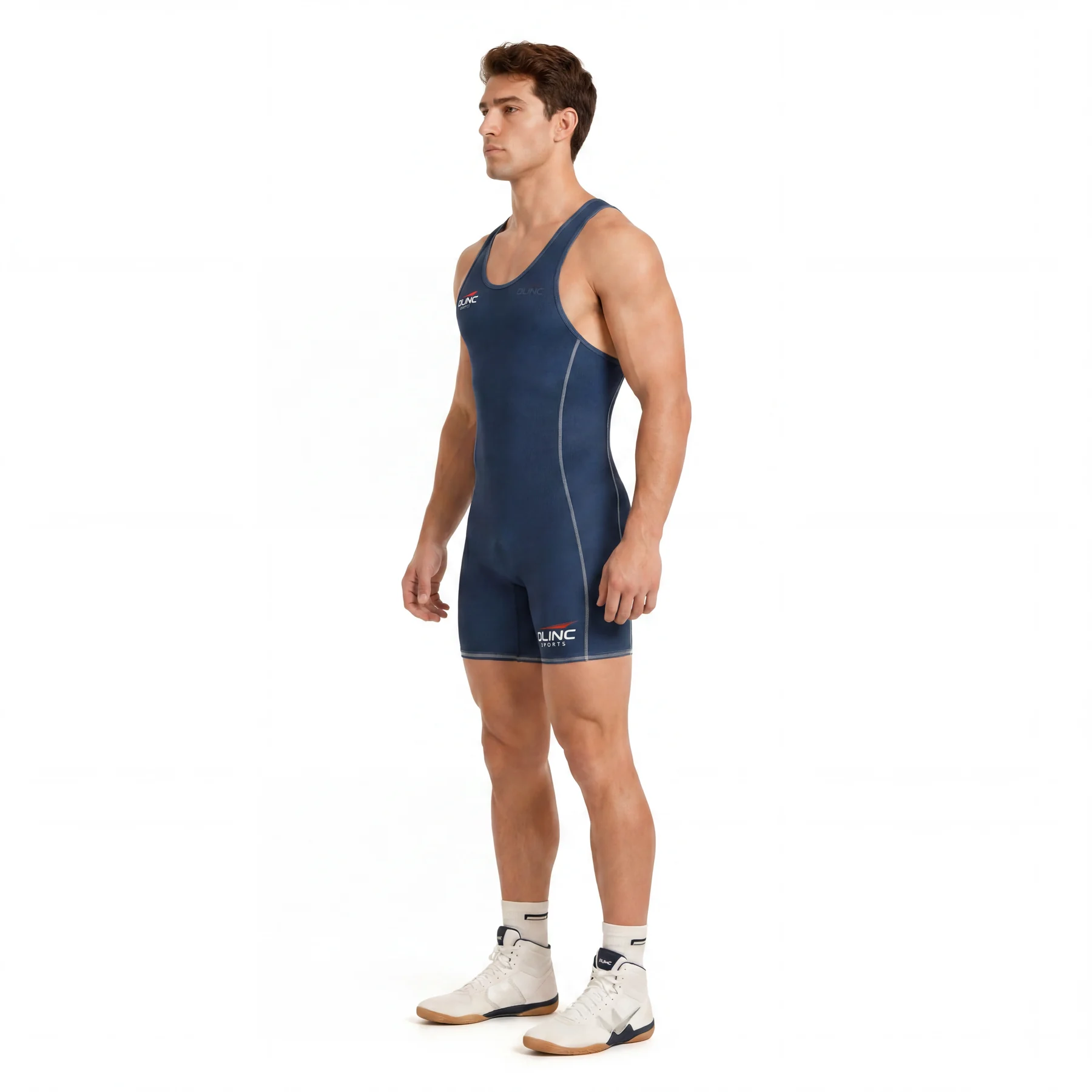 Olinc Sports 200 GSM Folkstyle Wrestling Singlet product view 3 for Wrestling custom manufacturing