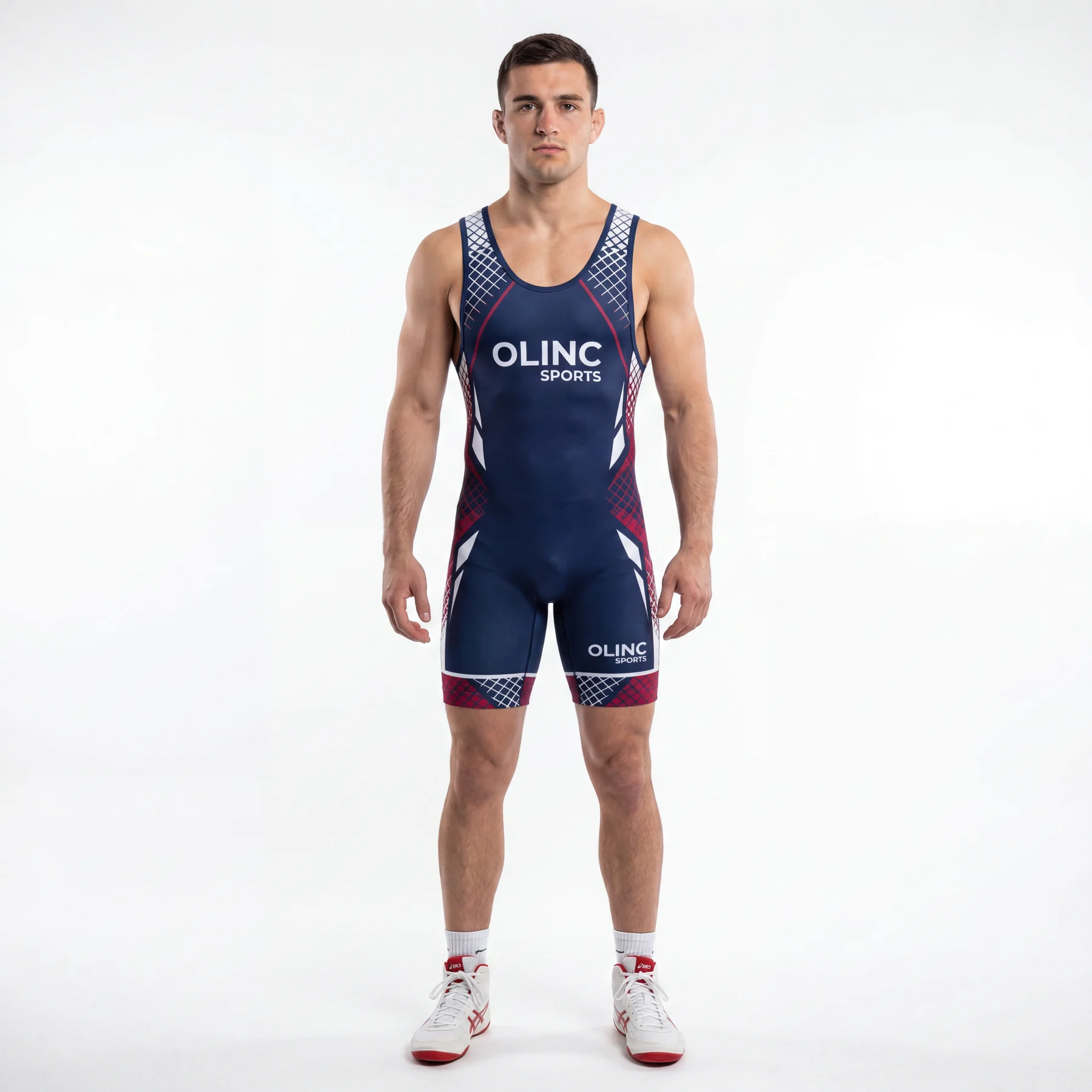 Olinc Sports 240 GSM Greco-Roman Wrestling Singlet product view