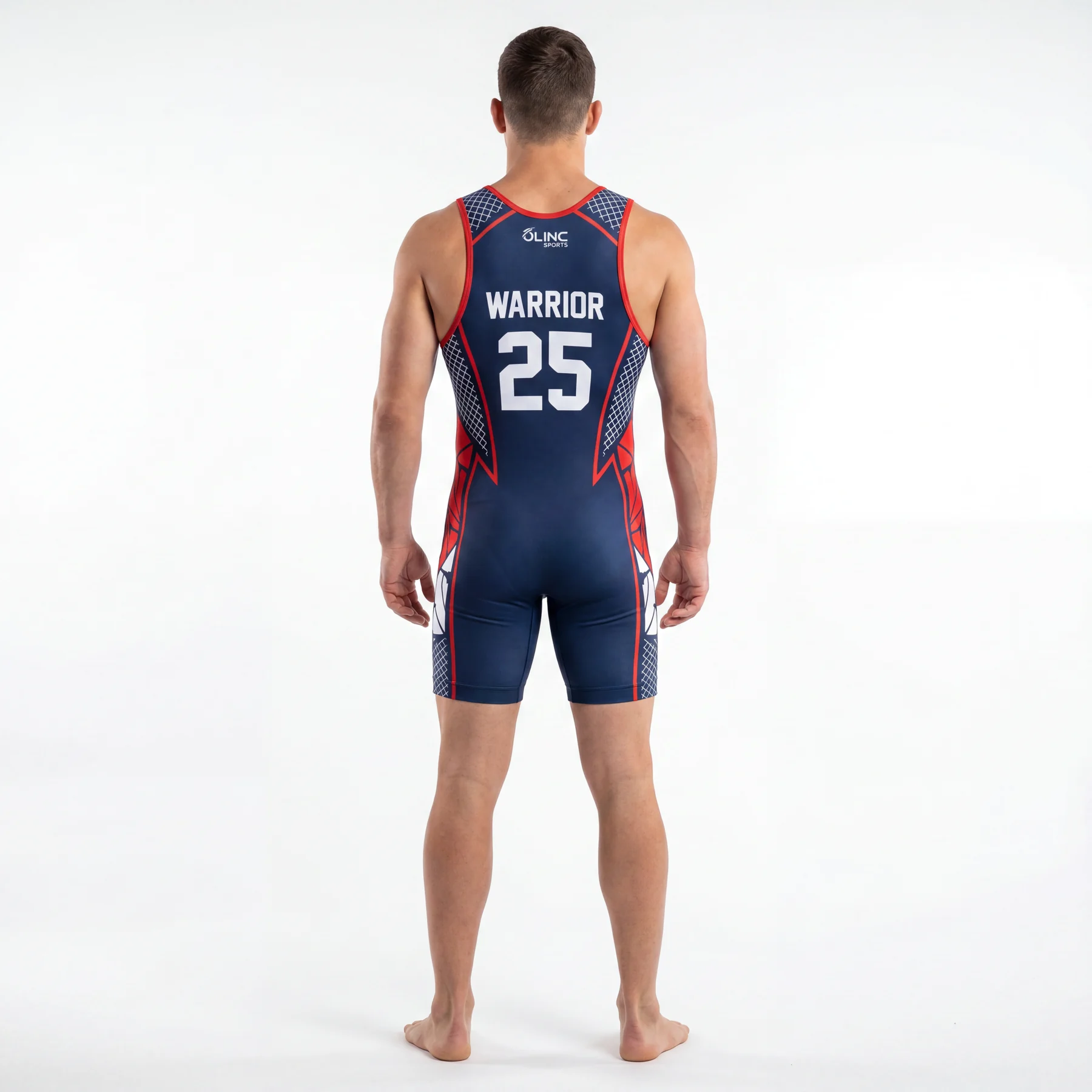 Olinc Sports 240 GSM Greco-Roman Wrestling Singlet product view 2 for Wrestling custom manufacturing