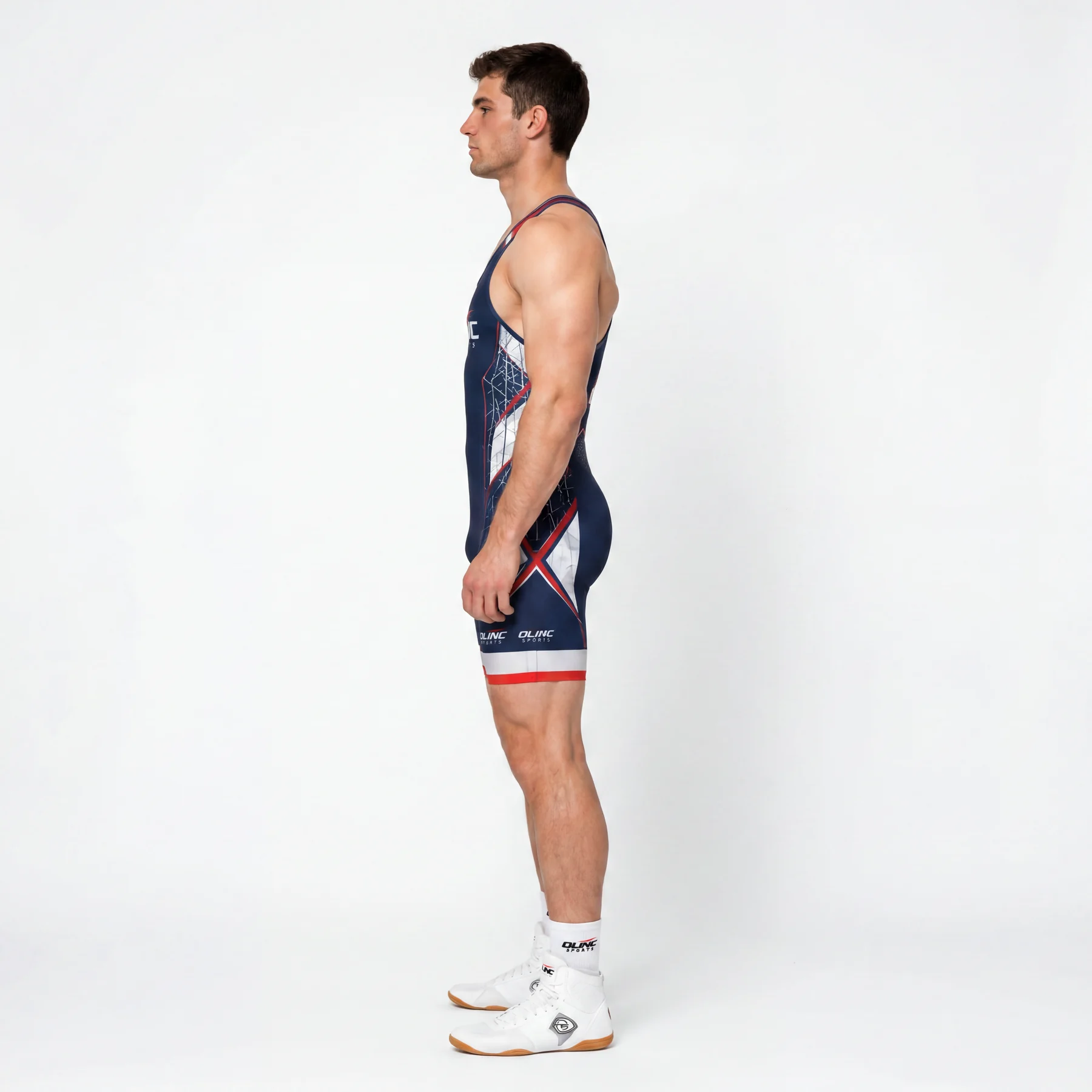 Olinc Sports 240 GSM Greco-Roman Wrestling Singlet product view 3 for Wrestling custom manufacturing
